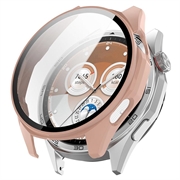 Huawei Watch GT 6 Etui z Tworzywa z Hartowane Szkło Ochronne - 46mm - Róż