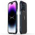 Sony Xperia 10 IV Metalowy Bumper Polar Lights Style - Czerń / Czerwień