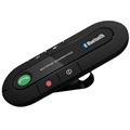 Przenośny zestaw samochodowy Bluetooth - Montaż na osłonie przeciwsłonecznej - Czarne