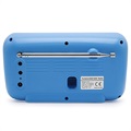 Poręczne Radio DAB & Głośnik Bluetooth C10 - Biało / Niebieskie