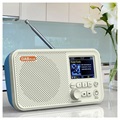 Poręczne Radio DAB & Głośnik Bluetooth C10 - Biało / Niebieskie