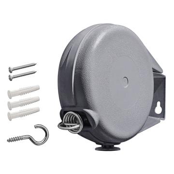 Przenośny, wysuwany sznur do bielizny do użytku wewnątrz i na zewnątrz - 15m