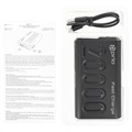 Powerbank Prio Fast Charge - 2xUSB-A, USB-C - 20000mAh - Czarny