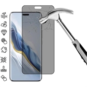 Honor Magic6 Pro Pełne Zabezpieczenie Ekranu ze Szkła Hartowanego Privacy - Czarna Krawędź