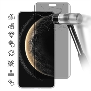 Huawei Mate 70 Pro/70 Pro+/70 RS Ultimate Pełne Zabezpieczenie Ekranu ze Szkła Hartowanego Privacy - Czarna Krawędź