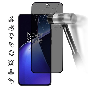 OnePlus Nord CE5 Pełne Zabezpieczenie Ekranu ze Szkła Hartowanego Privacy - Czarna Krawędź