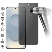 Samsung Galaxy S25 Edge Pełne Zabezpieczenie Ekranu ze Szkła Hartowanego Privacy - Czarna Krawędź