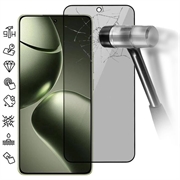 Xiaomi 14T/14T Pro Pełne Zabezpieczenie Ekranu ze Szkła Hartowanego Privacy - Czarna Krawędź
