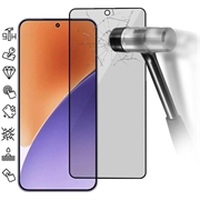 Xiaomi 15 Pełne Zabezpieczenie Ekranu ze Szkła Hartowanego Privacy - Czarna Krawędź