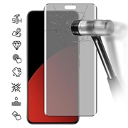 Xiaomi Civi 4 Pro/14 Civi Pełne Zabezpieczenie Ekranu ze Szkła Hartowanego Privacy - Czarna Krawędź