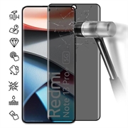 Xiaomi Redmi Note 13 Pro+ Pełne Zabezpieczenie Ekranu ze Szkła Hartowanego Privacy - Czarna Krawędź
