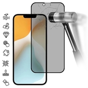 iPhone 16e Pełne Zabezpieczenie Ekranu ze Szkła Hartowanego Privacy - Czarna Krawędź