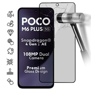 Xiaomi Poco M6 Plus Szkło Hartowane Prywatyzująca - 9H, 0.3mm