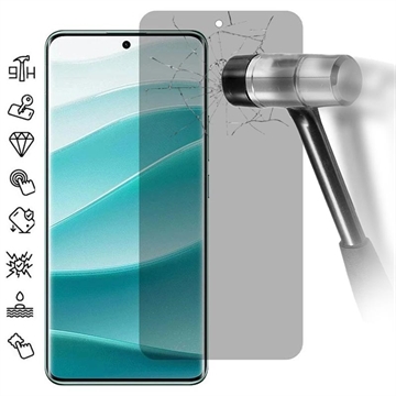 Xiaomi Redmi Note 14 Pro 5G/Poco X7 Szkło Hartowane Prywatyzująca - 9H, 0.3mm