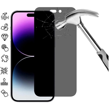 iPhone 16 Pro Szkło Hartowane Prywatyzująca - 9H, 0.3mm