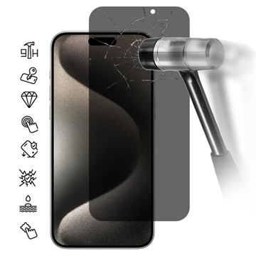 iPhone 17 Pro Szkło Hartowane Prywatyzująca - 9H, 0.3mm