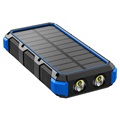 Psooo M2 Bezprzewodowy Solarny Powerbank - 36800mAh - Niebieski