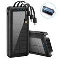 Powerbank Solarny Psooo PS-159 z Podpórką - Czarny