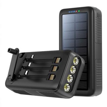 Psooo PS-618 30000mAh Solar Power Bank z korbką