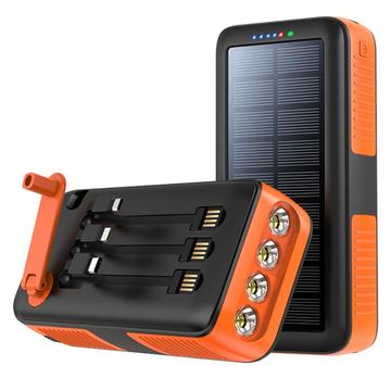 Psooo PS-618 30000mAh Solar Power Bank z korbką