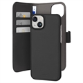 iPhone 15 Puro 2-in-1 Magnetic Wallet Case (Open Box - Bulk) - Black