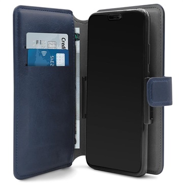 Uniwersalne Etui-Portfel Puro 360 Obrotowe na Smartfon - XXL (Otwarte Opakowanie A) - Błękit