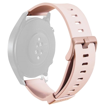 Uniwersalna silikonowa opaska do smartwatcha Puro Icon - 22 mm - różowa