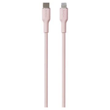 Puro Icon Miękki kabel USB-C / Lightning - 1,5 m - różowy