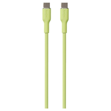 Kabel Puro Icon Soft USB-C / USB-C - 1,5 m - jasnozielony