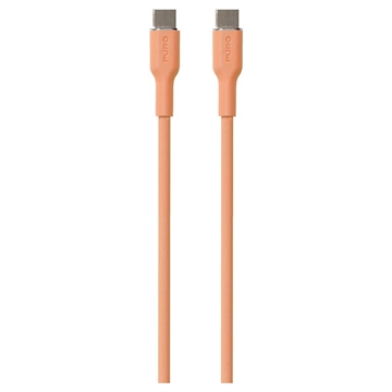 Puro Icon Miękki kabel USB-C / USB-C - 1,5 m - brzoskwiniowy