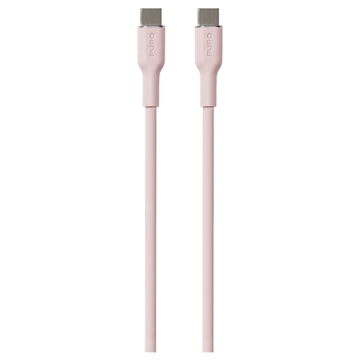 Miękki kabel USB-C / USB-C Puro Icon - 1,5 m - różowy