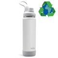 Butelka Wielokrotnego Użytku Puro Outdoor ze Stali Nierdzewnej - 750 ml - Szara