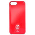 Osłona na zatrzaski Puro Skull iPhone 5 - czerwona