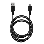 Kabel do ładowania i synchronizacji Puro USB-A / USB-C - 2 m - czarny