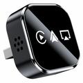 Bezprzewodowy adapter Q1A CarPlay / Android Auto z AirPlay - czarny