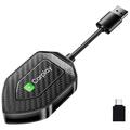 Adapter przewodowy Q1D 2 w 1 do bezprzewodowego CarPlay i Android Auto - złącza USB-A/USB-C