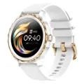 Elegancki Wodoodporny Smartwatch QR02 - Silikonowy Pasek