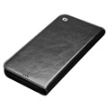 Skórzane etui z portfelem Qialino Classic do telefonu iPhone 12 Pro Max - Czarne