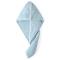 Szybkoschnący Dwuwarstwowy Ręcznik Turban do Włosów - Niebieski