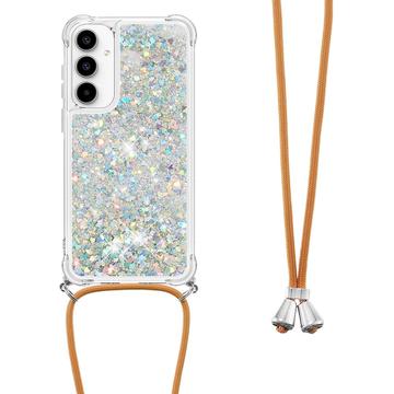Etui z TPU z Serii Quicksand - Samsung Galaxy A35 - Srebrny