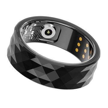 Wodoodporny Smart Ring R12M - Rozmiar: 17.8mm - Czarny