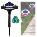 Lampa Solarna Ogrodowa LED RGB z 7 Różnymi Kolorami