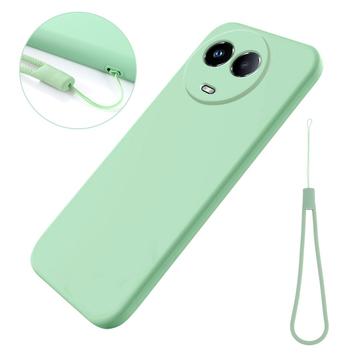 Realme 11/11x Etui z Płynnego Silikonu - Zieleń