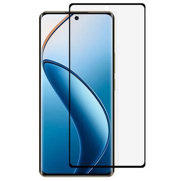 Osłona na Cały Wyświetlacz z Hartowanego Szkła Realme 12 Pro/12 Pro+ - Czarna Krawędź