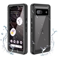 Google Pixel 7a Wodoodporny Pokrowiec Redpepper FS IP68 - Czarny