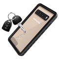 Samsung Galaxy S10 5G Wodoodporny Pokrowiec Redpepper IP68 - Czarny / Przezroczysty