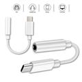 Wysokiej jakości adapter USB-C / 3.5mm Reekin - Biały