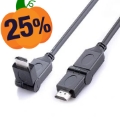 Reekin Szybki kabel HDMI z Ethernetem - Full HD, 270° - 3m