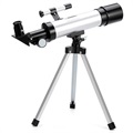 Teleskop Soczewkowy dla Początkujących ze Statywem - 90x, 50mm, 390mm