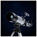 Teleskop Soczewkowy dla Początkujących ze Statywem - 90x, 50mm, 390mm